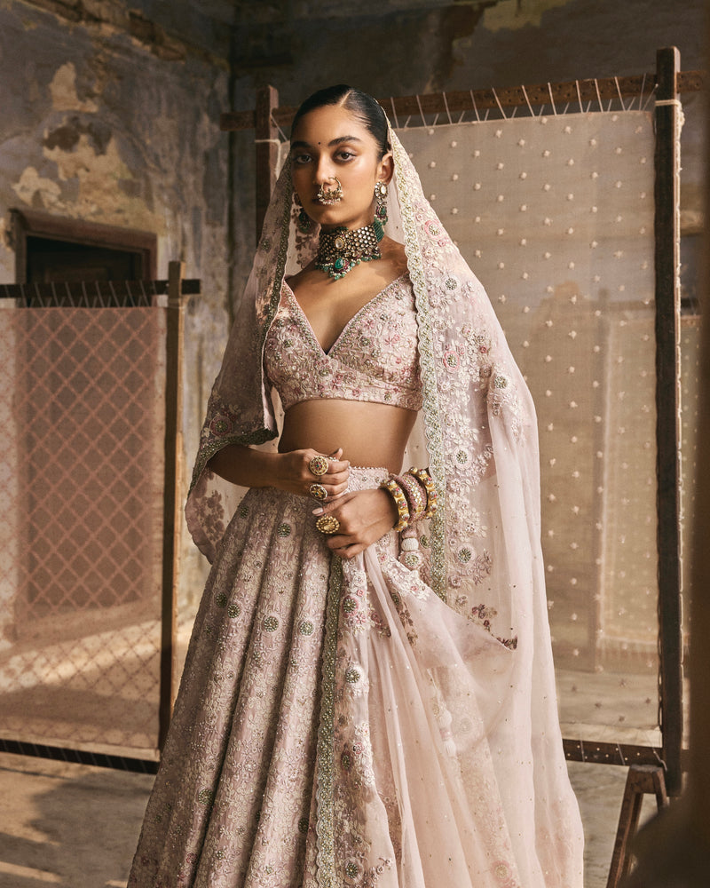 Dori Work Lehenga