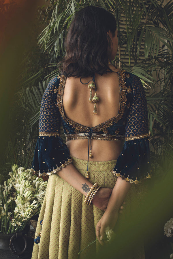 Brocade Lehenga Set