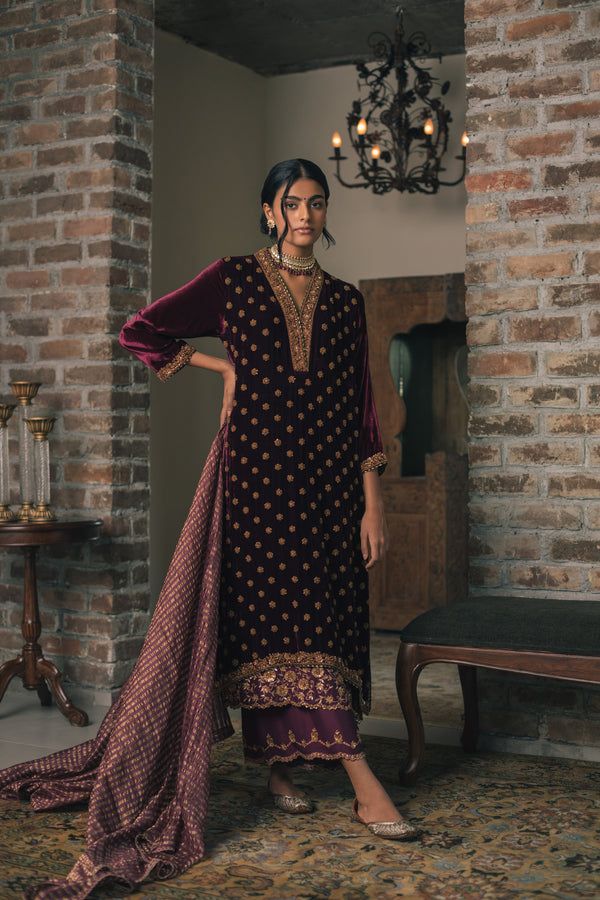 Double-Layer Kurta Set