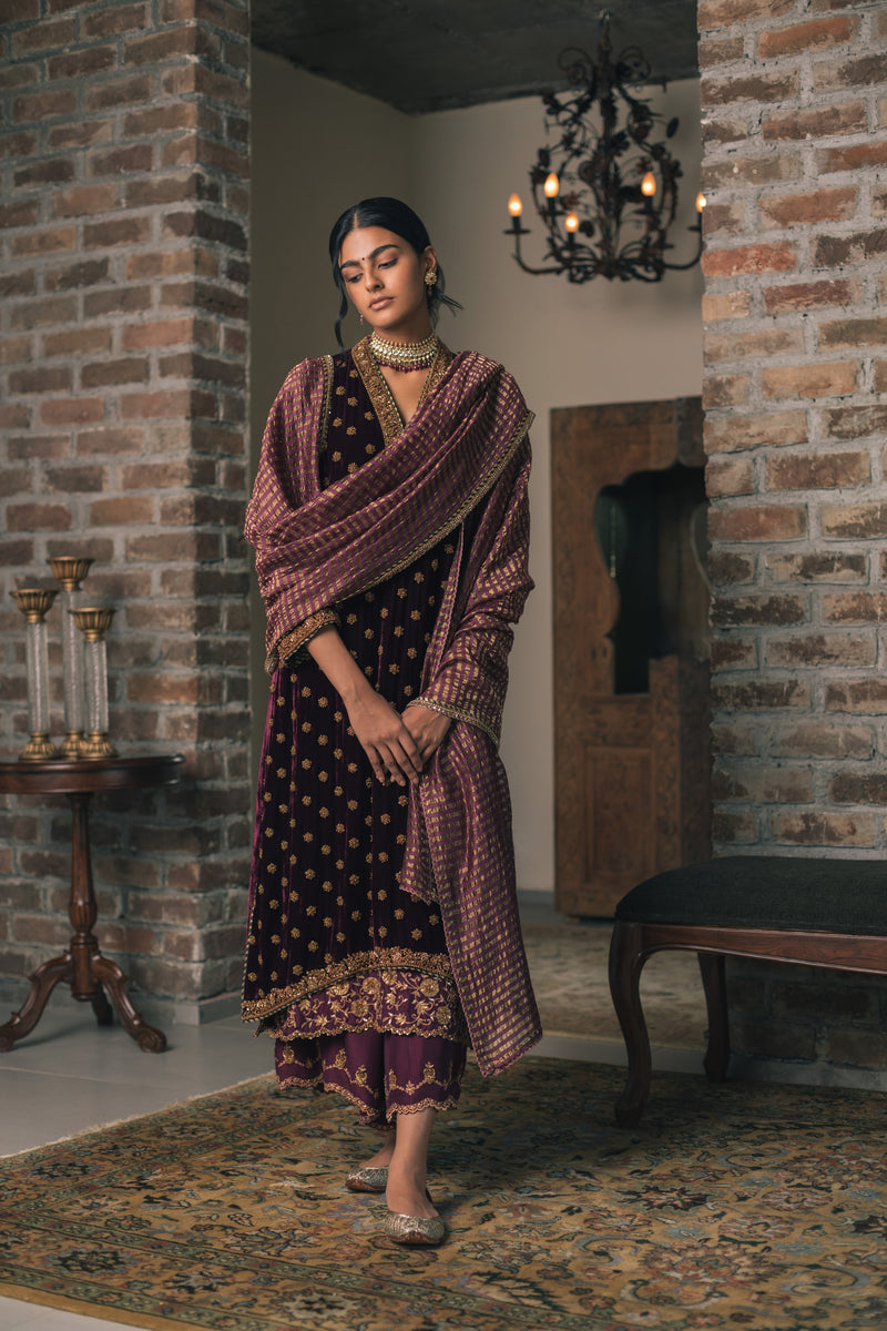 Double-Layer Kurta Set