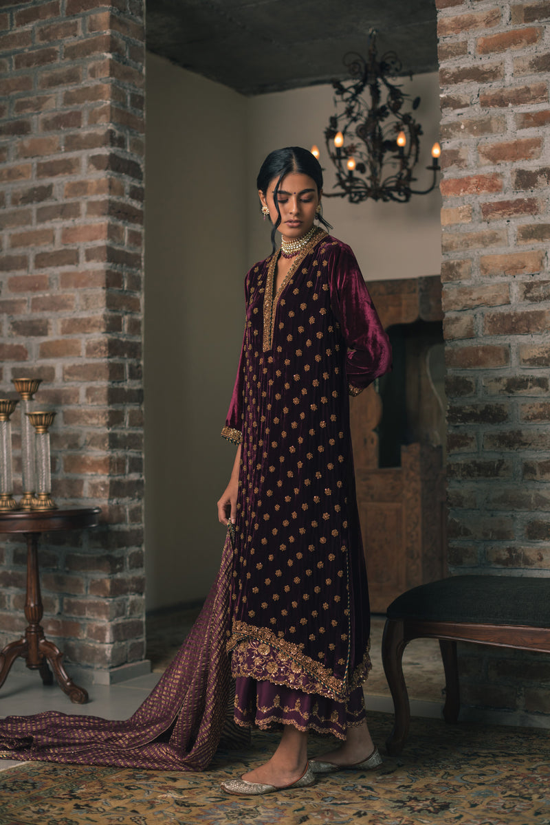 Double-Layer Kurta Set